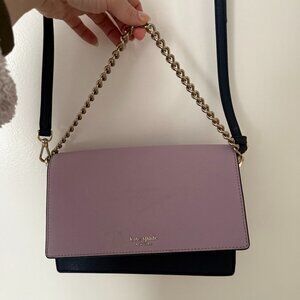 Kate Spade Color-Block Convertible Crossbody (Blush & Navy)